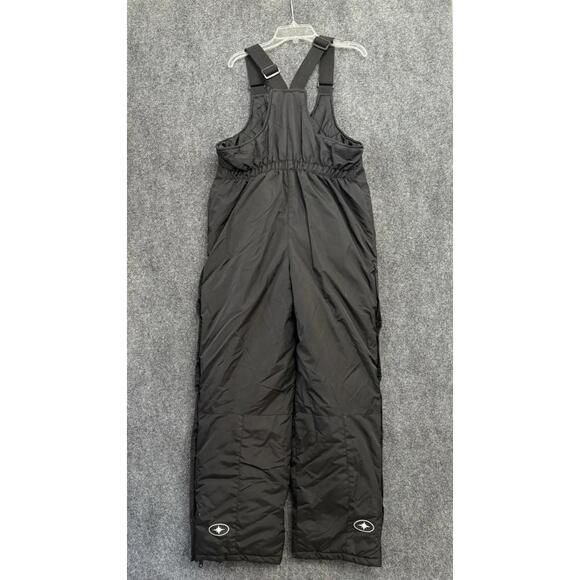 Pure Polaris Black Snow Bib Coveralls Insulated Waterproof Nylon Mens Size G New - Picture 5 of 8